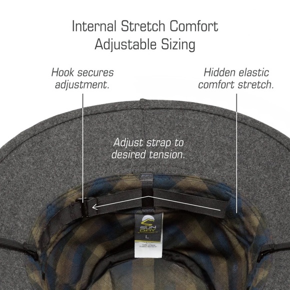 Sunday Afternoons Charter Cold Front Hat Unisex Winter Wool UPF 50 Fedora - Picture 16 of 16